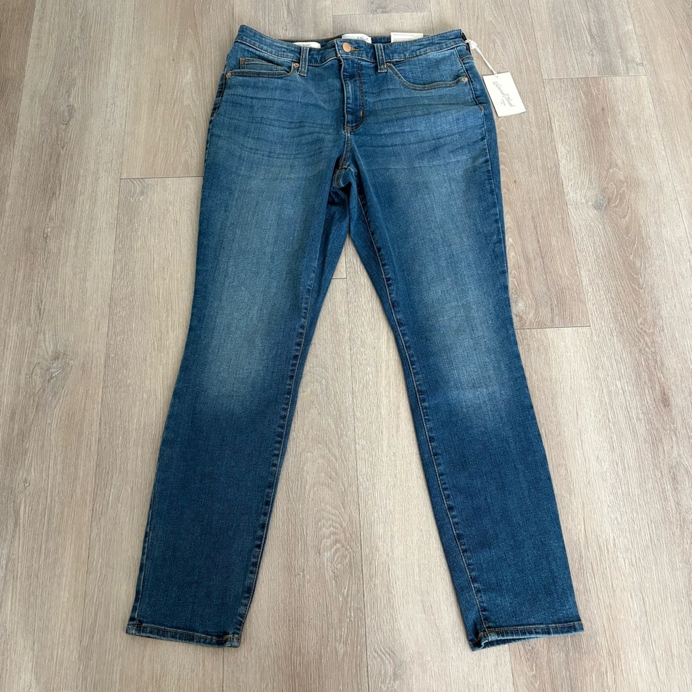 Universal Thread Womens Jeans 12 31R Blue High Rise Skinny Denim Stretchy Cotton